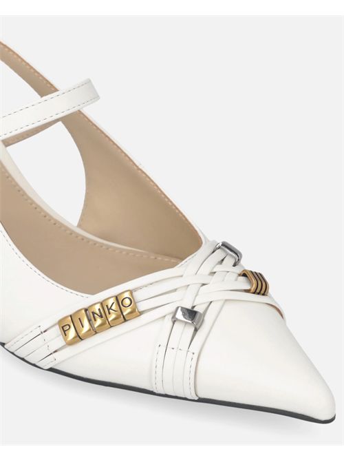 Slingback con cinturini e applicazioni gioiello PINKO | SD0489P003Z12